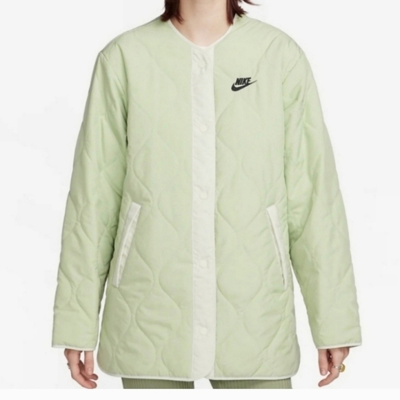 Nike Women's Sportswear Sports Quilted Button Up Utility Therma-fit XS - Picture 5 of 10